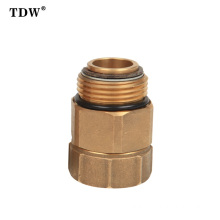 1'' Brass fuel hose swivel connector with thread BSP or NPT